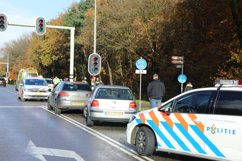 Gewonde bij kop-staartaanrijding