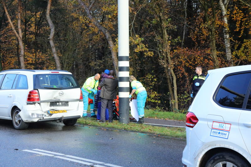 Gewonde bij kop-staartaanrijding