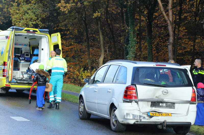 Gewonde bij kop-staartaanrijding