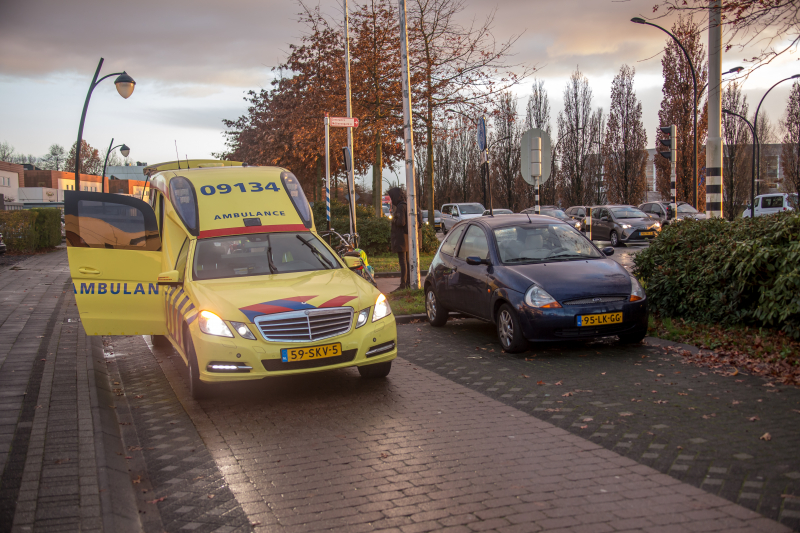 Fietsster gewond na botsing met andere fietser