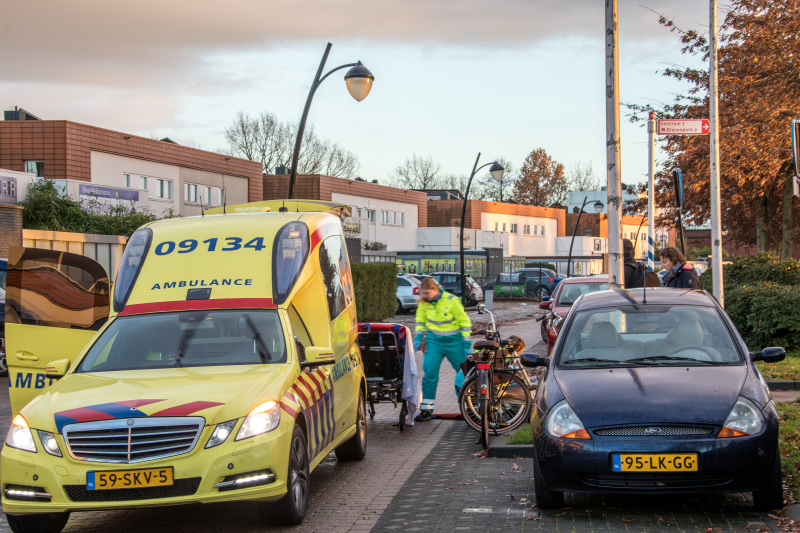 Fietsster gewond na botsing met andere fietser