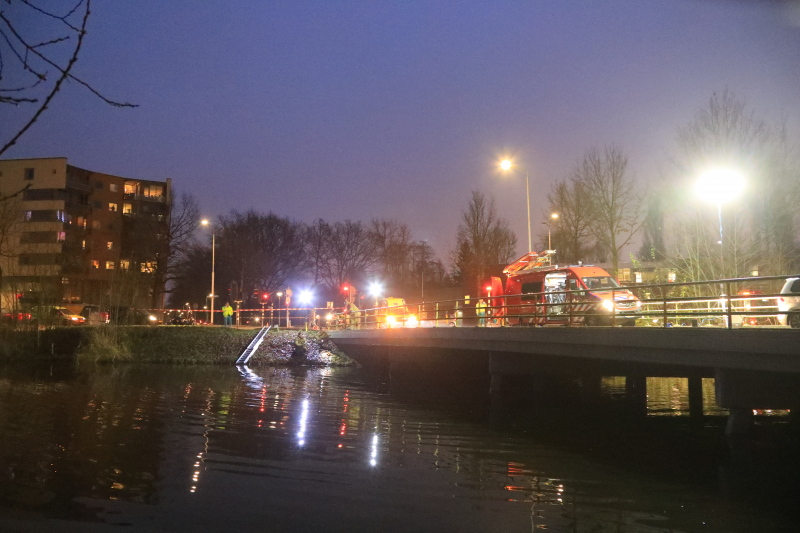 Zoekactie in het water