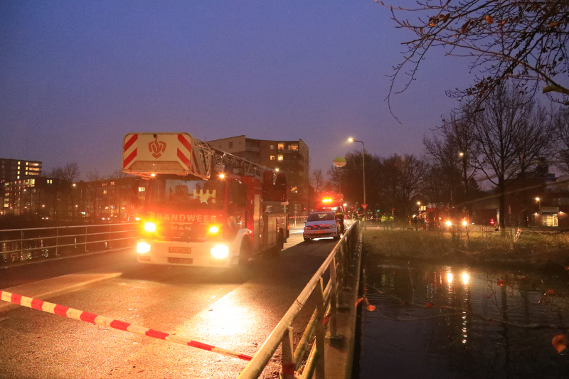 Zoekactie in het water