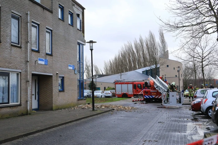 Gevel komt na beneden
