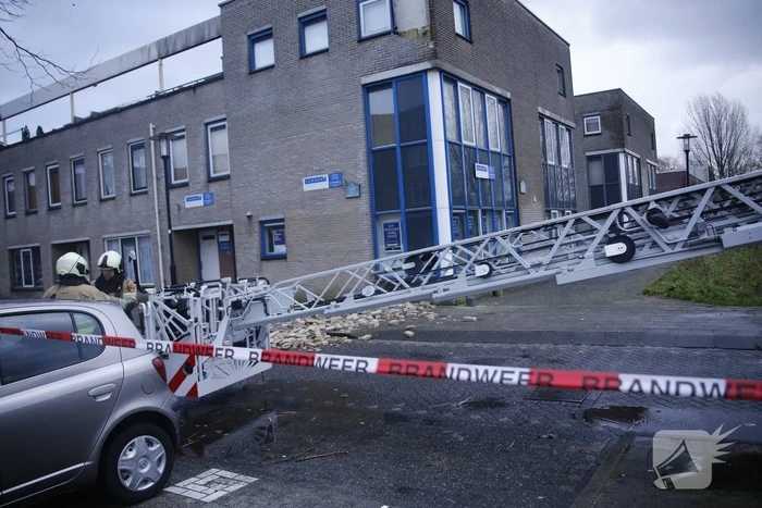 Gevel komt na beneden