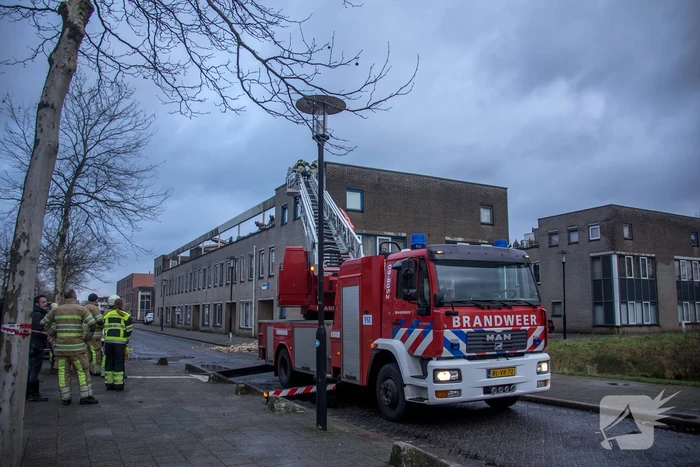 Gevel komt na beneden