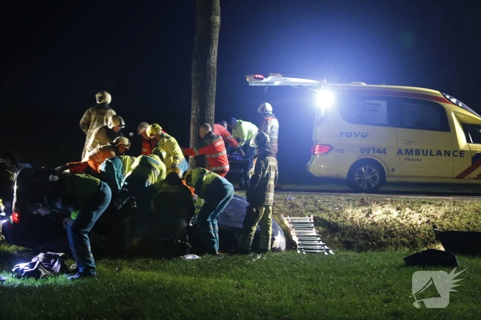 Persoon zwaargewond bij ongeval