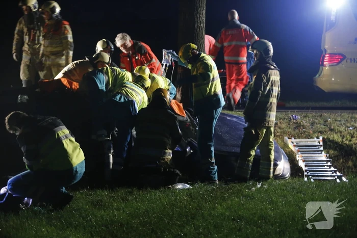 Persoon zwaargewond bij ongeval