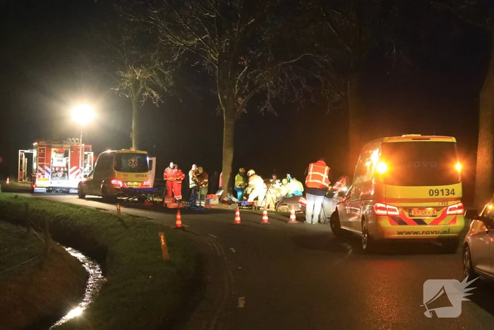 Persoon zwaargewond bij ongeval