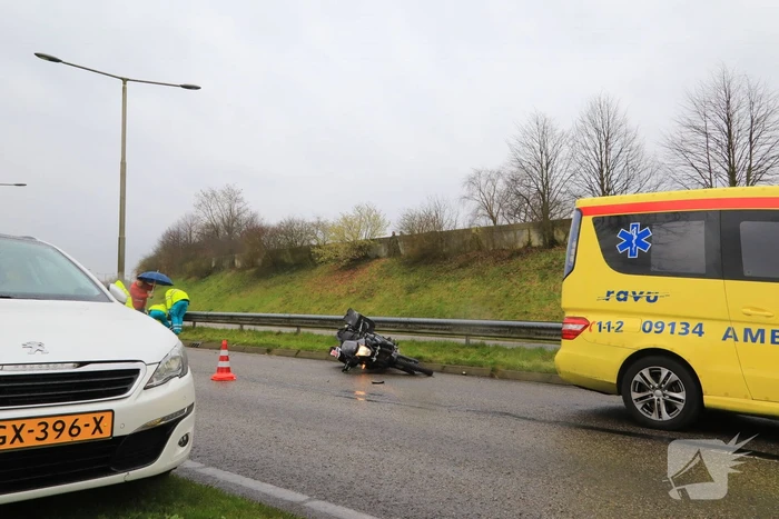 Motorrijder ernstig gewond na ongeval