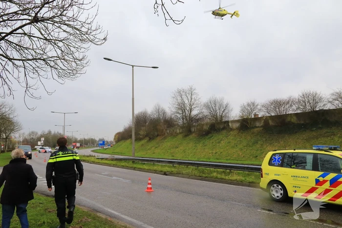 Motorrijder ernstig gewond na ongeval