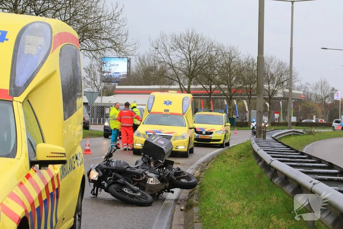 Motorrijder ernstig gewond na ongeval