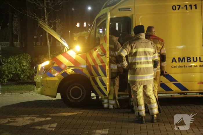 Ambulance in brand