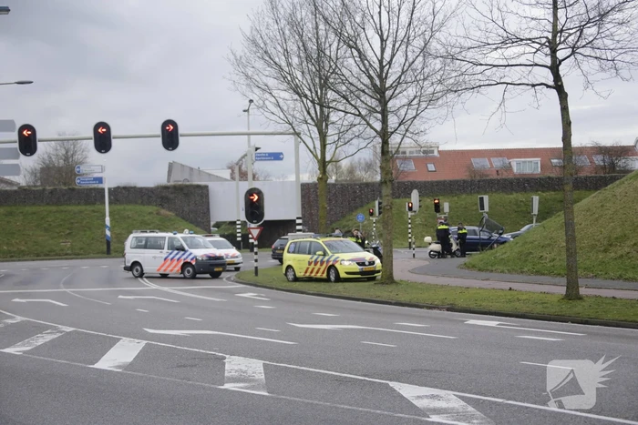 Man gewond na verkeersconflict