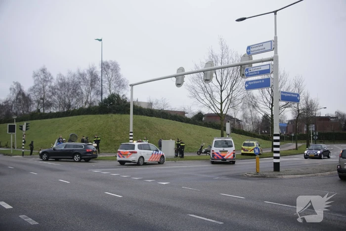 Man gewond na verkeersconflict