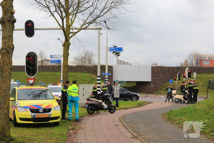 Man gewond na verkeersconflict