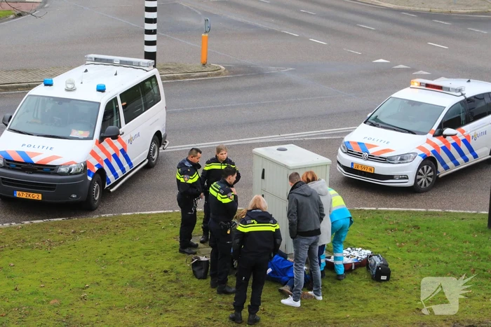 Man gewond na verkeersconflict