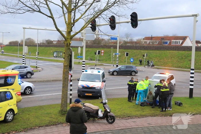 Man gewond na verkeersconflict