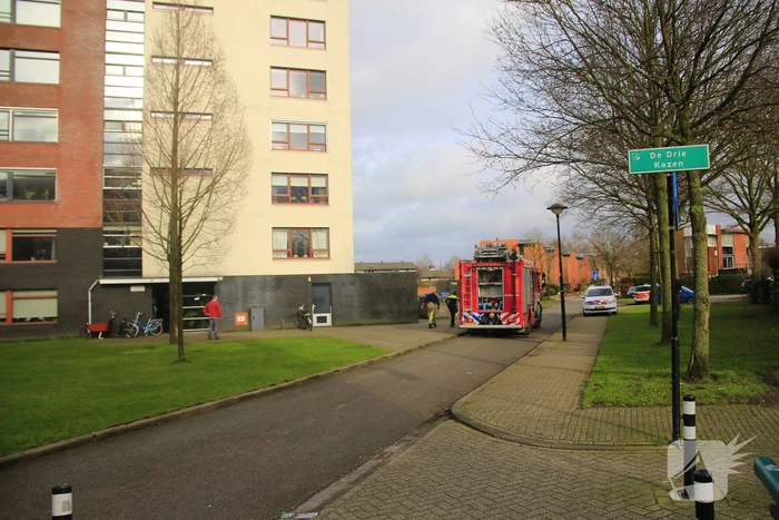 Persoon overleden bij flat brand