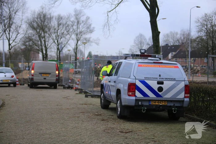 WOII granaat aangetroffen bij graafwerkzaamheden