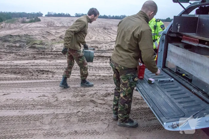 Franse brisantgranaat tot ontploffing gebracht