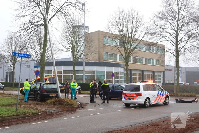 Flinke schade bij botsing op kruising