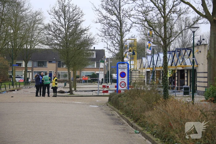 Enorme schade na plofkraak