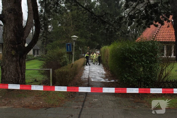 Brandweer opzoek naar gaslek
