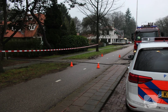 Brandweer opzoek naar gaslek