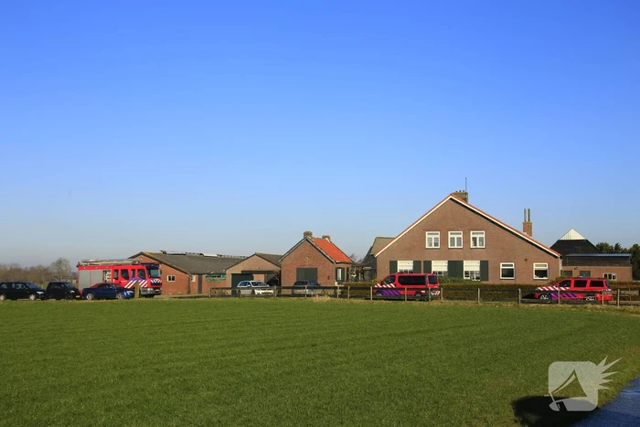 Groot onderzoek in schuur boerderij