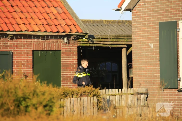 Groot onderzoek in schuur boerderij