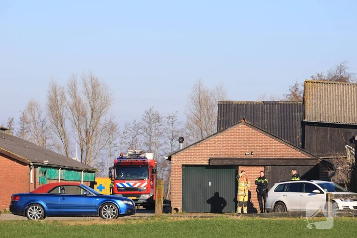 Groot onderzoek in schuur boerderij