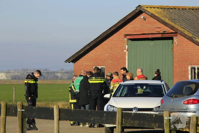 Groot onderzoek in schuur boerderij