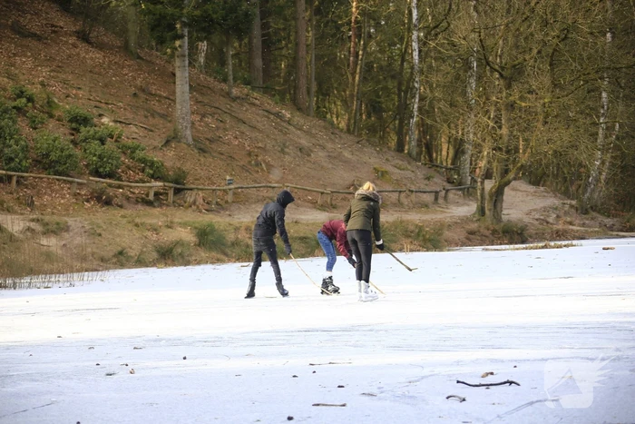 Volop schaatsplezier op Bosvijver