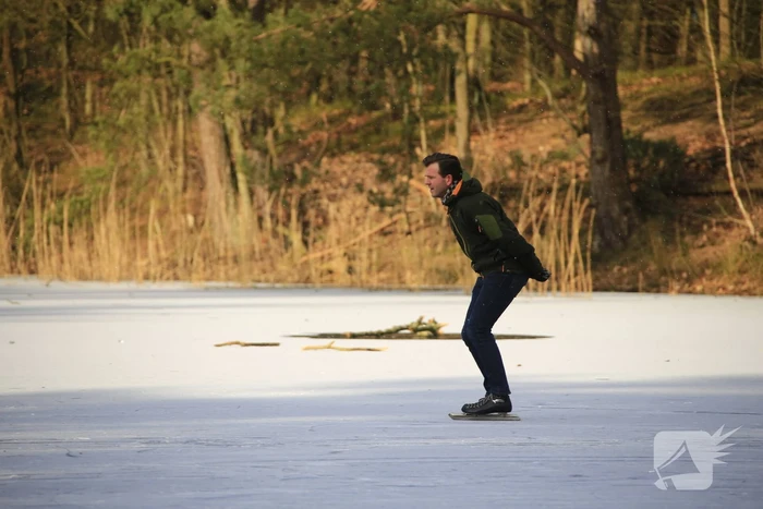 Volop schaatsplezier op Bosvijver