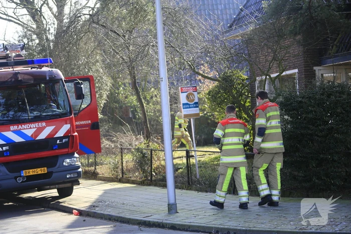 Woonkamer leegstaande woning blank