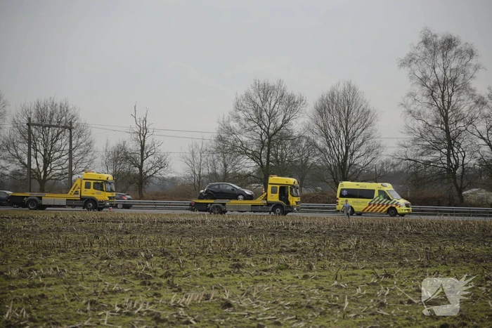 Kop-staartongeval op snelweg