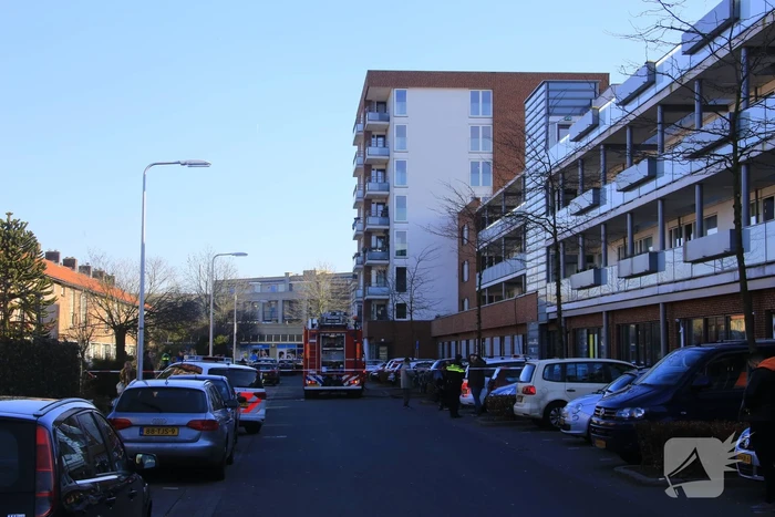 Tuinbank vat vlam
