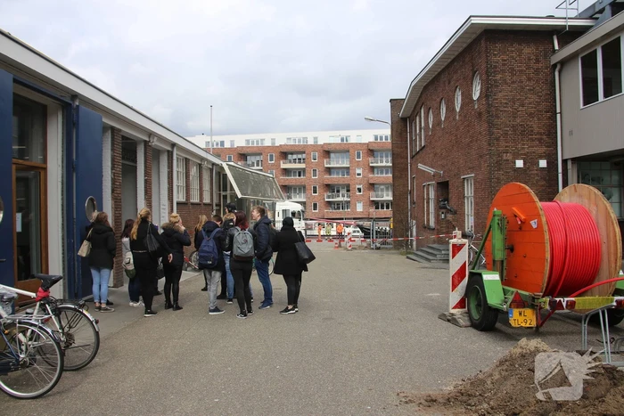 Gasleiding geraakt na werkzaamheden