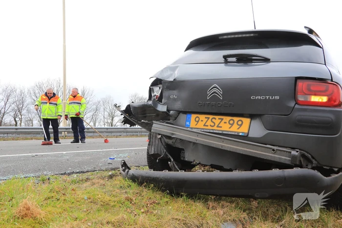 Flinke ravage na aanrijding