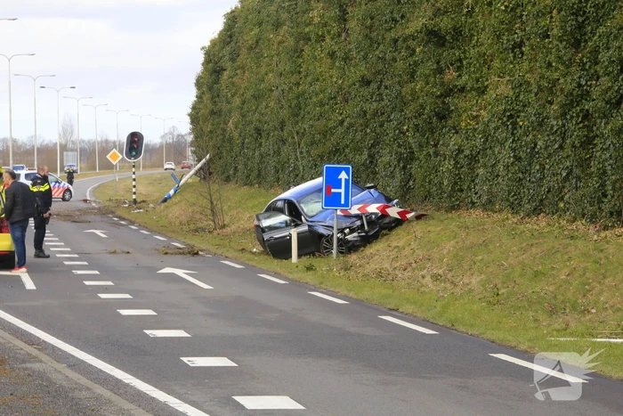 Flinke ravage bij eenzijdig ongeval