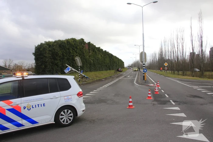Flinke ravage bij eenzijdig ongeval