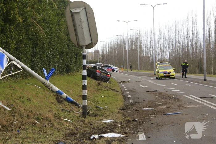 ongeval verbindingsweg hooglanderveen