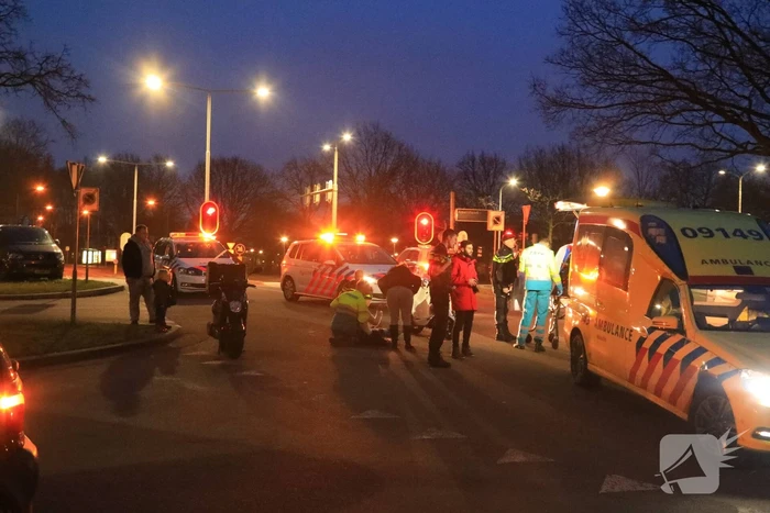 Scooterijster gewond na ongeval
