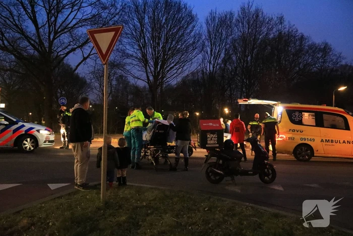 Scooterijster gewond na ongeval