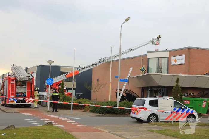 Brand op dak na werkzaamheden