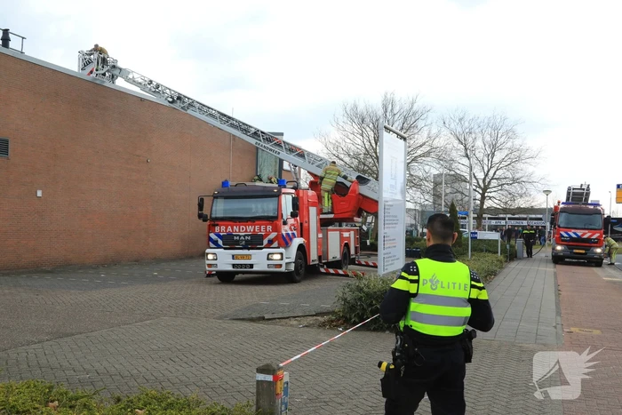 Brand op dak na werkzaamheden