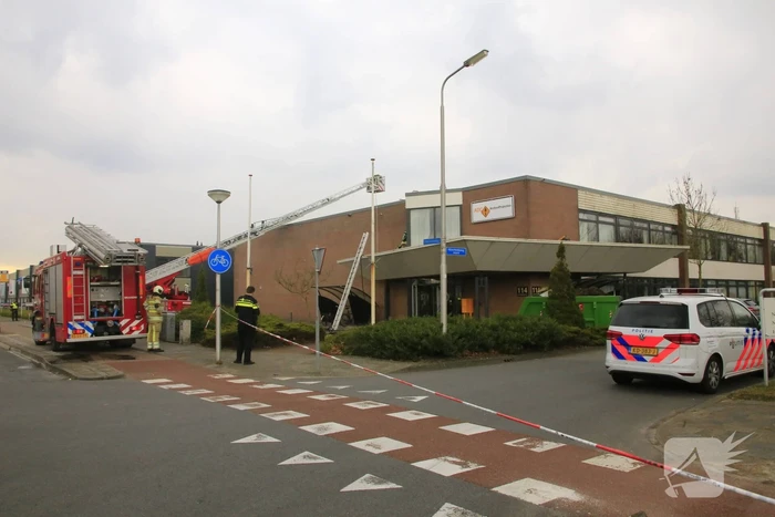 Brand op dak na werkzaamheden