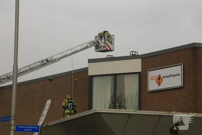 Brand op dak na werkzaamheden