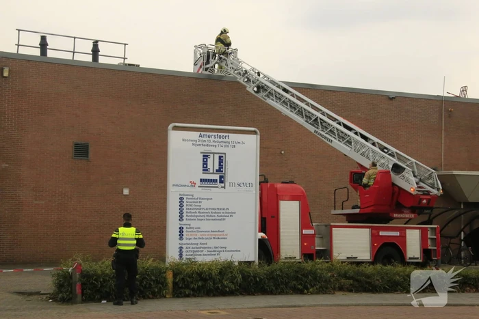 Brand op dak na werkzaamheden